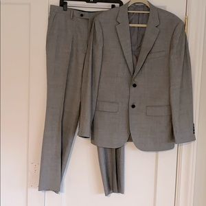 INDOCHINO Grey wool suit